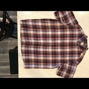 ROWM Men’s 3XT plaid short sleeve